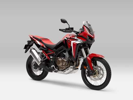 Moto Honda Africa Twin rouge