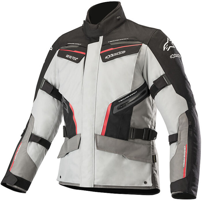 Blouson moto polyvalent quatre saisons imperméable avec protections homologuées CE et compatibilité airbag