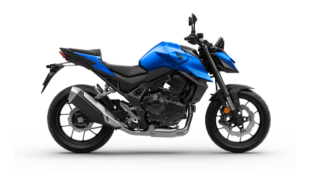 Honda CB750 Hornet bleu roi et noire