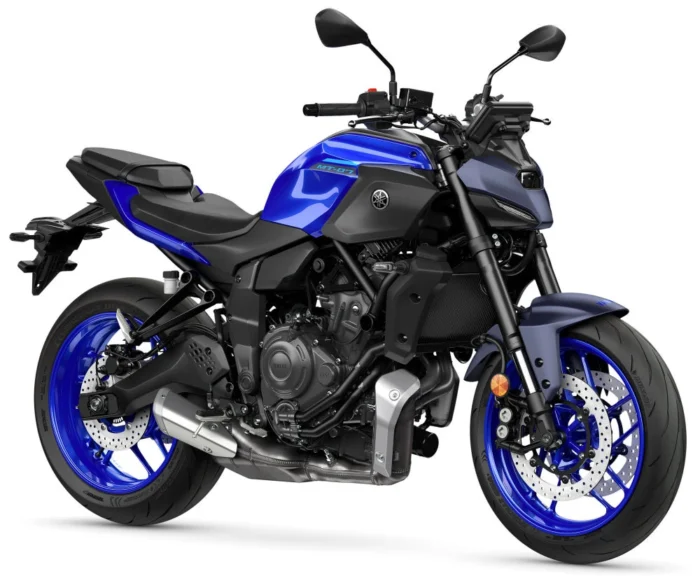 Yamaha MT-07 2026 bleu roi et noire
